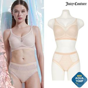 [쥬시꾸뛰르] [여름기능성] 엑티브 데일리 브라 팬티 세트_베이지