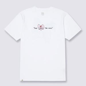 [반스]아티스트 컬렉션 Vans X Riroo 반소매 티셔츠 화이트 VN000QF6WHT1