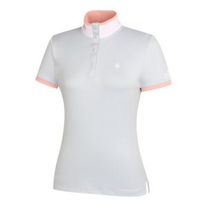 [레노마골프] THE OPEN 여성 시보리 배색 반버튼 하이넥 반팔 티셔츠 RWTYL6191-196