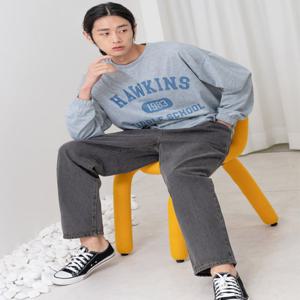 [리빌모아]남자 핀턱 오버핏 배기 청바지 데님 DJ2-JEA-SHSSGWJ2