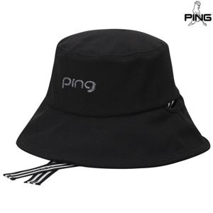 [양말증정]여성 로고 리본 버킷햇 121E1CP056_BK