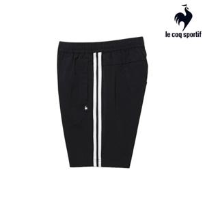 [르꼬끄] 남녀공용 유니 선데이 스트레치 타슬란 루즈핏 4부 숏팬츠 QQ323LHP81_BLK