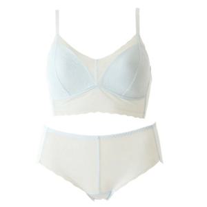 [비너스]스카이블루 가볍고 시원하게 착용가능한 브라렛햄팬티세트 VBRN180VPTN180H