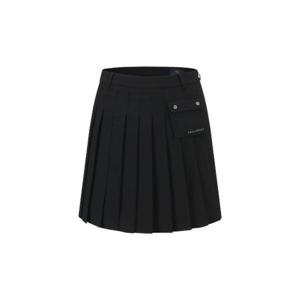 캘러웨이골프스커트 PQC CWPC24F403_BK 여성 가을 롱 플리츠 스커트