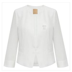 미니멈 세이브존07 브로치 노카라 자켓 MYBGWJ4040-WH