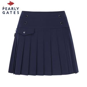 [파리게이츠] 파리게이츠 여성 더블 버튼 플리츠 큐롯 스커트 521E3PC102_NA