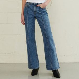 [플랙진]여성 루즈핏 팬츠 M60 미드블루 (PJTH5LGM605)