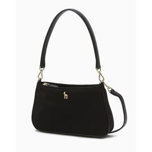 [헤지스ACC][쇼핑백동봉] 블랙 단색 나일론 미니숄더백 HIWA4F450BK