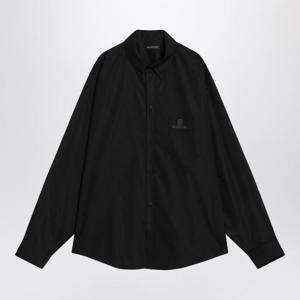 발렌시아가 후드 티셔츠 839219TRM28 Black