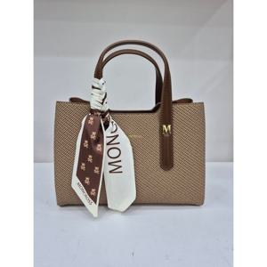 [몽크로스]스카프 장식 토트백 BR WT58279_SH