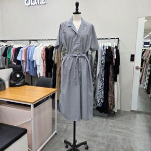 [ab.f.z]AFZ3NO37/벨티드 스트라이프 멋쟁이 원피스_IC