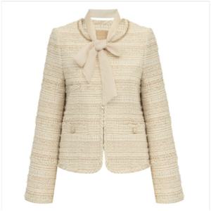 [미니멈]트위드 금장체인 자켓 (MYCAWJ8040 BE)_IC