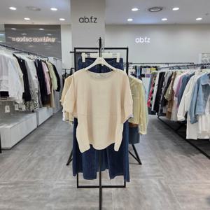 [ab.f.z]AFZ3QB31/여름 라운드 루즈핏 나그랑 소매 블라우스_IC