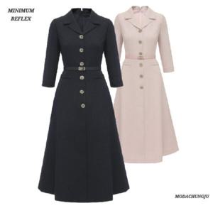 [미니멈]MD 카라넥 플레어 원피스 MD MMZBGWO3830_CJ