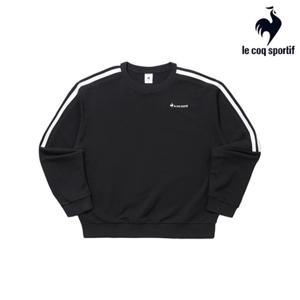 [르꼬끄] 유니 선데이 루즈 맨투맨 QQ323LFS92_BLK