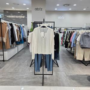 [ab.f.z]AFZ3QY31/여름 스시루 브이넥 기본 핏 숏 가디건_IC