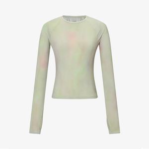 [휠라]FILA 여성 패턴 시스루 긴팔티 FS253RL02F006-442