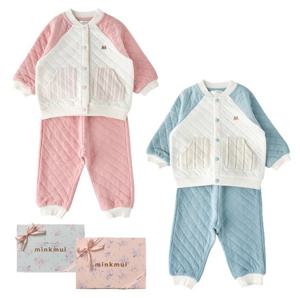 M밍크뮤D (쌍둥이선물)25FW 아미띠에퀼팅상하세트 어린이집 (35C7067202A)