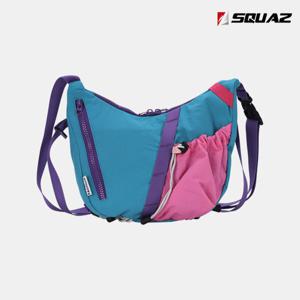 [스콰즈]스콰즈 여름 배색 힙색 반달 버클 크로스백 SJNA042