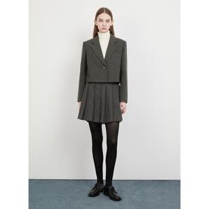 [시스티나]치마 바지 플리츠 헤링본 숏 팬츠-AWWSPO41710