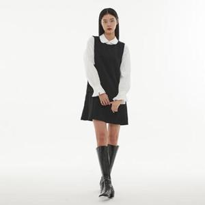 [랩]사이드주름 민소매 미니원피스 AP1WO264