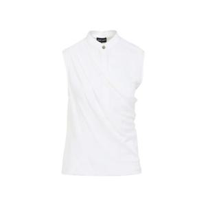 조르지오 아르마니 민소매 티셔츠 GW001543 TE10814 White