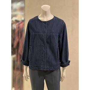 벨리시앙 세이브존01 라운드넥 데님 숏 재킷 JK4104