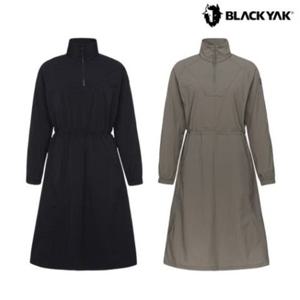 여성 간절기 루클라 스트링 긴팔 원피스 신축성 나일론 아웃도어 1BYOPFU501 GD