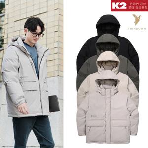 K2 겨울 남성 윈드스토퍼 씬에어 헤비 구스다운/패딩/거위털/야상/KMW23559YD