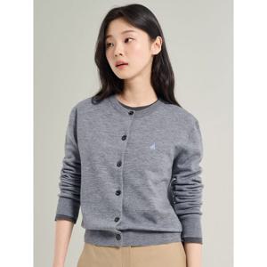 [빈폴레이디스] 울 이중지 카디건 라이트 그레이 (BF595AE042)