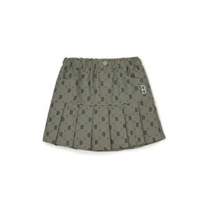 MLB키즈반바지 GQC 7FSKMD144-43BGL 다이아 모노그램 우븐 자카드 스커트 보스턴 레드삭스