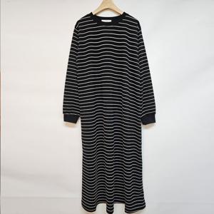 [샵앤][샵앤] 국산 여성 임부 단가라 롱원피스 LL-WDR-4846-블랙