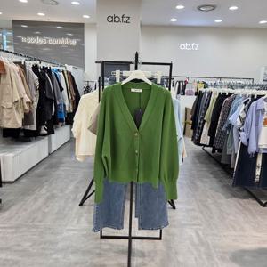 [ab.f.z]AFZ4NY31/가오리핏 살짝 도톰한 니트 숏 가디건_IC