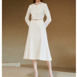 [미니멈]벨티드 훌 A라인원피스 (MXDAWO0090 IV1)_IC