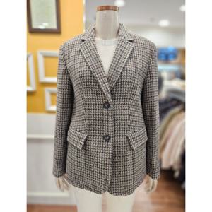 [BCBG]부클 체크 자켓 B5D9J107