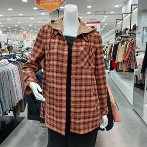 [샤트렌]후두 탈부착이 가능한 셔츠형 자켓HCEWJP201_GN