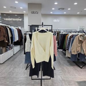 [ab.f.z]ABA1HW35/나시 이너 레이어드 여성스런 니트 티셔츠_IC