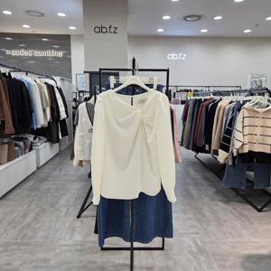 [ab.f.z]ABZ4HB43/셔링 포인트 여성스런 정장 블라우스_IC