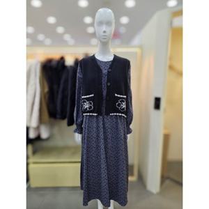 [플라스틱아일랜드]스캡럽 브이넥니트베스트 PQ4KV081_DJ