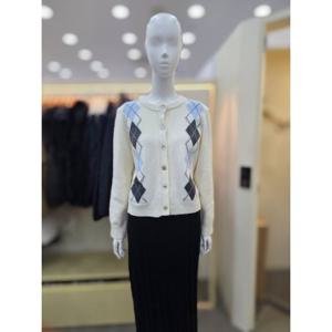 [플라스틱아일랜드]아가일 라운드 니트 가디건 PR7XD3G1_DJ