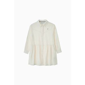 [타미힐피거칠드런TD] 코듀로이 셔츠 원피스 (T42F7RDR220GT1)