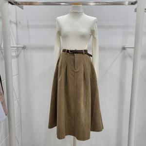 [밸리걸]코듀로이 플레어롱스커트(611201)