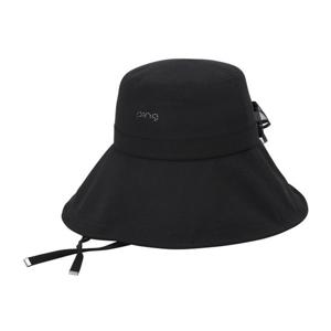[핑]여성   뒷 리본   버킷햇  121E1CP058_BK