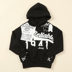 [지프키즈]키즈 멀티 프린트 후드티  KN4THU031