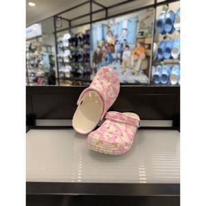 [크록스]MARIO크록스 클래식 듀크 프린트 클로그 210003-6WY 핑크 트위드 분홍