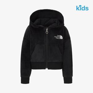 노스페이스 키즈 후드 NJ5JR51S 블랙 걸즈 앨리슨 집업 자켓