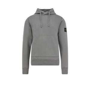 26 SS 스톤 아일랜드 로고 패치 디테일 컴퍼스 드로스트링 후드티 그레이 K2S156100062S0051