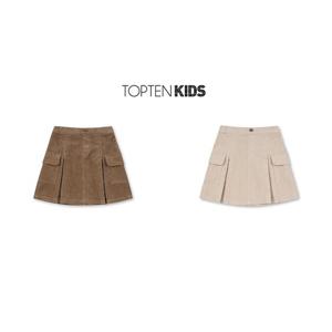 [탑텐키즈][택가49900원] MKE4RS2012 여아) 코듀로이 카고 스커트