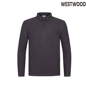[웨스트우드]남성 겨울 기모 반집업 폴로 등산셔츠 WO4MCTP447