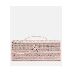 보테가베네타 Andiamo 스몰 임벨리시드 레더 클러치 P01118346